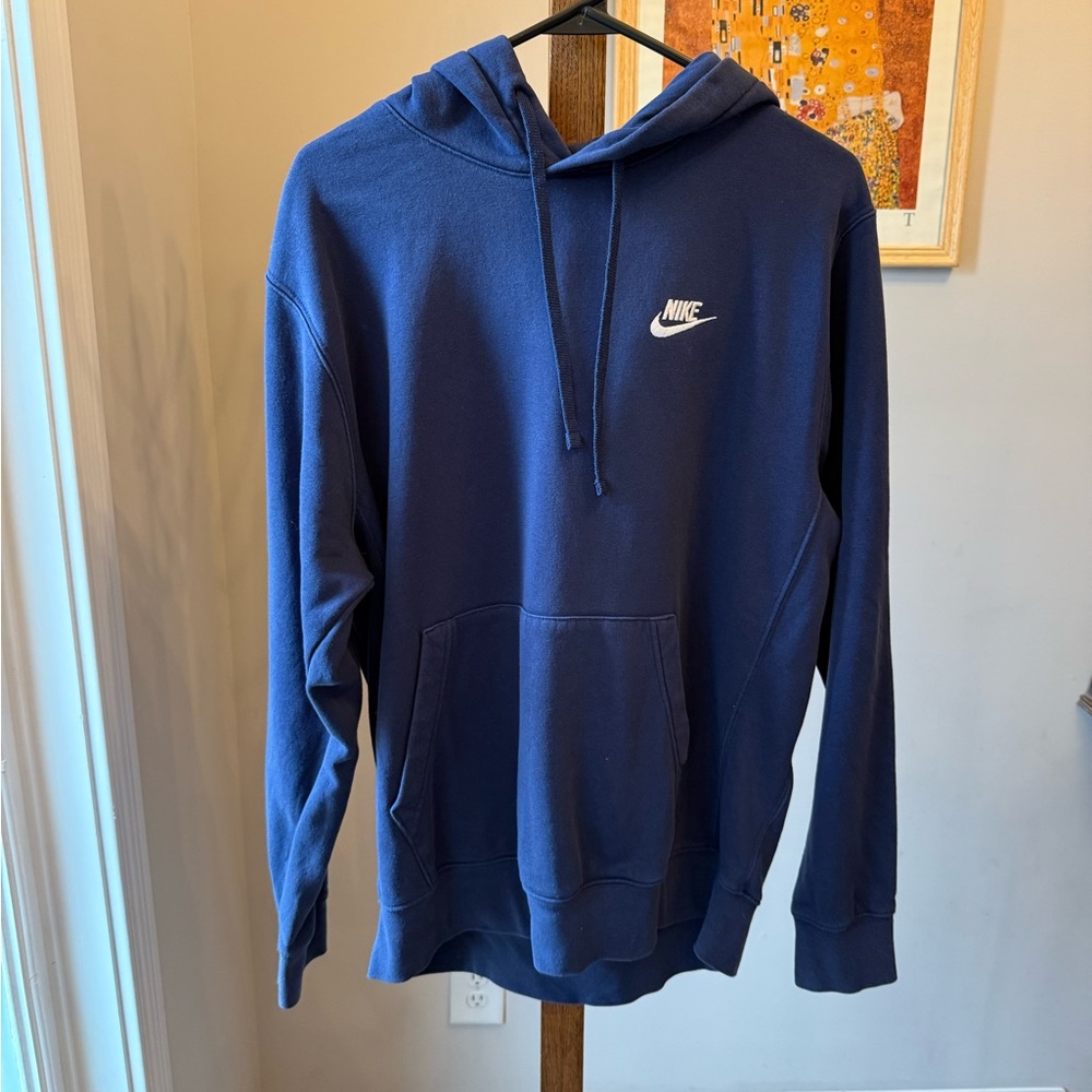 Nike Men's Blue Hoodie